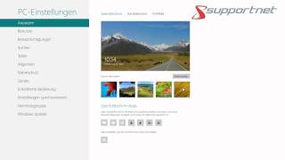 Design und Hintergründe bei Windows 8 ändern Supportnet Tipp [upl. by Annai870]