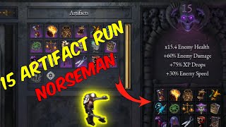 How I Survived Halls Of Torment 15 Artifact Agony Run  Norseman [upl. by Evannia]