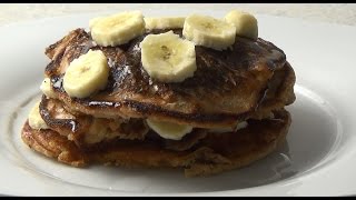 Bananen Pancakes  Vegan  Zuckerfrei [upl. by Elauqsap519]