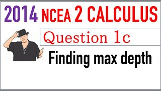 2014 NCEA 2 Calculus Exam Q1c [upl. by Barrett757]