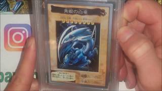 YugiohTube MailDay 1 Blue Eyes White Dragon BANDAI 1st Generation Super Rare Graded PSA 10 GEM MINT [upl. by Veradis]