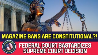 WHAT Federal Court Rules Magazine Bans Are Constitutional [upl. by Llerrod]