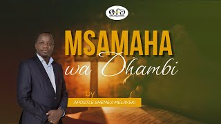 LIVE MSAMAHA WA DHAMBI Part 20 [upl. by Auof]