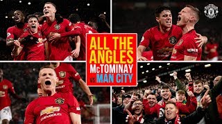 McTominays City Screamer  All the Angles  United 20 City  Premier League [upl. by Haissem]