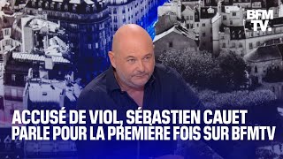 Accusations de viol Sébastien Cauet sexprime pour la première fois sur BFMTV [upl. by Woehick]