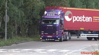 4K Scania 143M 500 6x2 V8 Sound  Nitteberg [upl. by Airdnaed63]