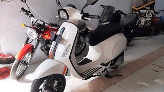 2024 Vespa Sprint S 150  White [upl. by Atalayah]