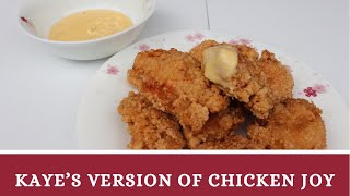 Easy Recipe 7  Homemade Recipe Fried Chicken Inspired Jollibee fried chicken [upl. by Calica]