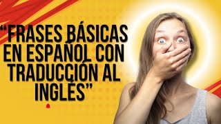 Frases útiles para viajar traducción del español al inglés [upl. by Iahs]