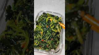 Fried Peperomia Pellucida with oyster sauce meywithken shorts food shortvideo fyp fried [upl. by Eniahpets]