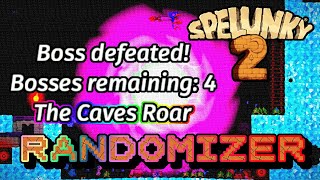 Spelunky 2 RANDOMIZER But the CAVES ROAR [upl. by Enelcaj]