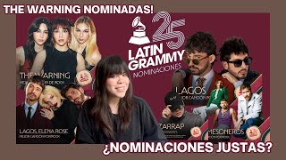 Latin Grammys 2025 ¿THE WARNING LOGRÓ UNA NOMINACIÓN ¿QUIÉN ACEPTÓ ESTOS NOMINADOS [upl. by Aekerly]