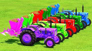 TRANSPOSING MINI URSUS AND MINI ZETRO TRACTORS WITH ISUZU TRUCKS Farming Simulator 22 [upl. by Atnahsal185]