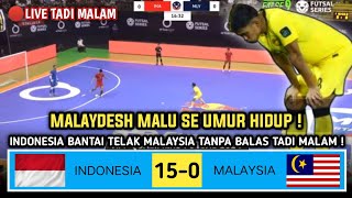 🔴MALUNYA SAMPAI UBUNUBUN SEMALAM  INDONESIA 15 VS MALAYDESH 0  AFC FUTSAL CHAPIONSSHIP 2024 [upl. by Nahs]