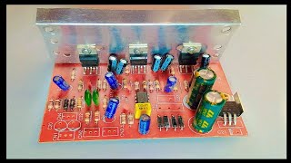 TDA 2030 ic PCB board Connection  12012 input transformer Woofer Speaker 🔊 module connection 7805 [upl. by Iaka]