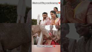 Varun Tej Lavanya Tripati Wedding TEASER  Wedding Anniversary Special Video [upl. by Gerta127]