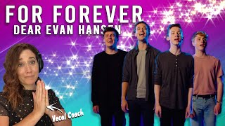 Vocal Coach Reacts Dear Evan Hansen  For Forever  WOW They were [upl. by Otero]