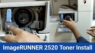 Install Canon imageRunner 2520 Toner Cartridge Easily [upl. by Ellehcil727]