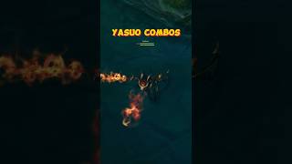 Yasuo combos leagueoflegends gaming gamingvideos lolclips yasuo riotgames moba lolclips [upl. by Nywloc]