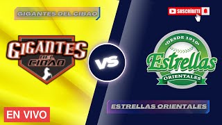 Gigantes del Cibao vs Estrellas Orientales en vivo Liga Dominicana de Béisbol Profesional [upl. by Eanert]