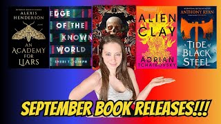 MOST ANTICIPATED FANTASY amp SCIFI BOOK RELEASES FOR SEPTEMBER 2024 edition [upl. by Fotina]