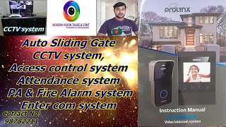 Prolynx video door phone Enter com sysytem [upl. by Secunda63]