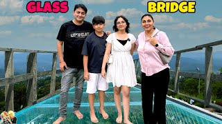 GLASS BRIDGE  Yeh kahan aagaye  Family Travel Vlog  Aayu and Pihu Show [upl. by Newbold]