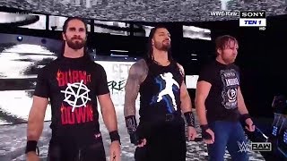 Shield Reunited RAW 2017  Roman Reigns  Seth Rollins  Dean Ambrose [upl. by Mharba]