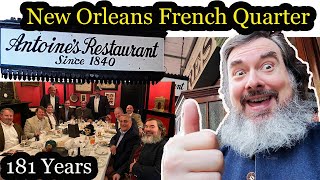 New Orleans French Quarter Restaurant Review Vlog Antoine’s Restaurant French Creole Food [upl. by Cynthla]