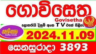 Govisetha 3893 20241109 Today nlb Lottery Result අද ගොවිසෙත දිනුම් ප්‍රතිඵල Lotherai dinum anka [upl. by Gennifer]