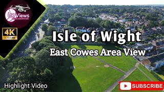 Isle of Wight East Cowes View  Drone Aerial Video Highlight  UK 🇬🇧 [upl. by Harv]