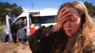 STUCK ON A GREEK ISLAND This Was A Mistake VANLIFE [upl. by Idmann]