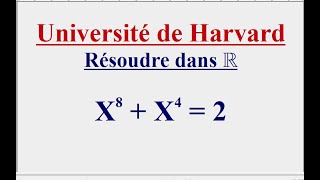 Examen dentrée à luniversité de Harvard [upl. by Ardnaxela]