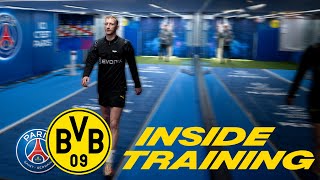 Ready for the mission to reach the final  PSG  BVB  Inside Training [upl. by Michale]