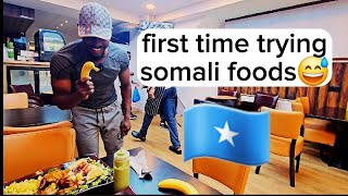 I tried Somali Food For The First Time but Im speechless 🇸🇴🤯🤦 [upl. by Yeh]