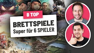 Richtig coole Brettspiele für 6 und mehr Spieler 🤩 Zuschauertipps [upl. by Yatnoj]