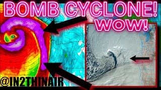 🤯SEVERE Weather Event quotA ONCEINADECADEquot BOMB CYCLONE About to Hit WEST COAST [upl. by Berkow]