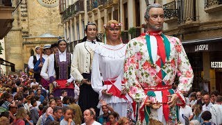 Despedida de los gigantes de Donostia San Sebastián con quotJeronimo entzun nazuquot Itzurun [upl. by Delores]