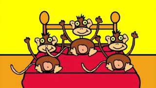 Five little monkeys jumping on the bed childrens song [upl. by Vivyanne314]