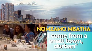 nomzamo mbatha says she comes from a small town in durban [upl. by Erbes]