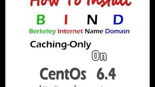 Linux DNS  BINDCaching only  configuration on Centos 64 [upl. by Malkah689]