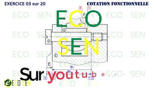 Cotation fonctionnelle  Exercice 03 sur 20 [upl. by Mcspadden]