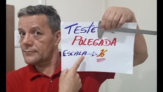 Teste de Polegada no Paquímetro na escada de 16 [upl. by Chil]