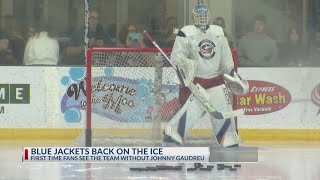 Blue Jackets fans come together for bittersweet open practice [upl. by Alison]