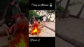 Part2 Mrbeast 7 day on Island 🏝️mrbeast youtubeshorts youtube viralvideo [upl. by Atoked]