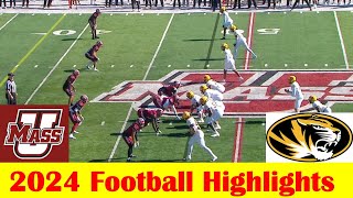 21 Missouri vs UMass Football Game Highlights 10 12 2024 [upl. by Annhoj]