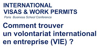 Comment trouver un volontariat international en entreprise   Visas amp Permis de travail [upl. by Esahc412]