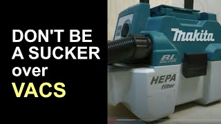 Quick comparison  Makita DVC750LZ and Evolution R11VACLi Cordless Portable Vacs [upl. by Noedig]