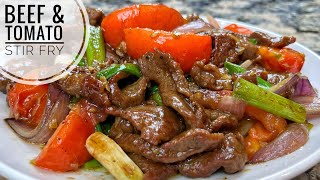 Beef And Tomato Stir Fry  Juicy Beef Stir Fry With Vegetables [upl. by Ytima]