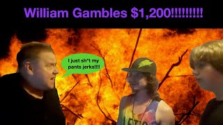 Violette1st Kid Gambles away 1200 online Reaction [upl. by Aysa]